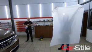 Технология оклейки капота полиуретановой пленкой.