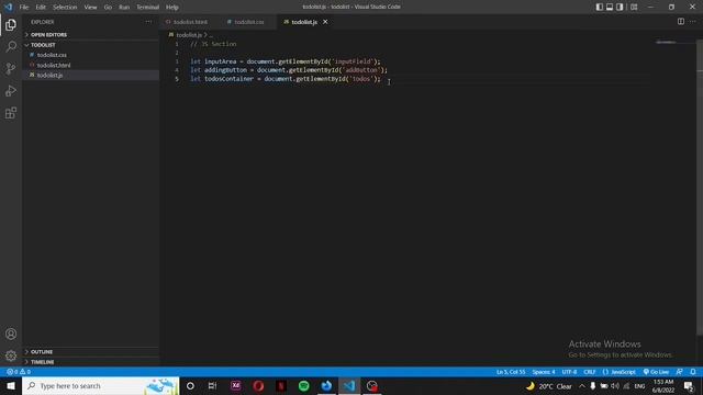 Build a To Do List app with HTML, CSS & JavaScript in 2022  | JavaScript Tutorial