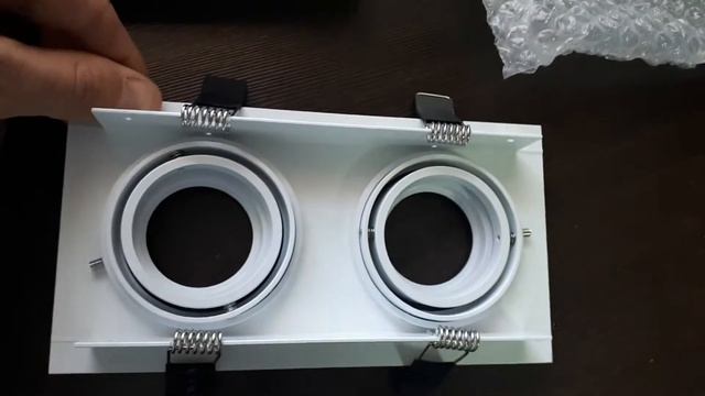 Встраиваемый двойной спот белый Lightstar Singo x2 011612 GU5.3, GU10 смотреть онлайн