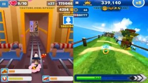 Subway Surfers 2018 Paris VS Sonic Dash SILVER