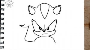 How to draw SHADOW from Sonic Boom STEP BY STEP EASY
