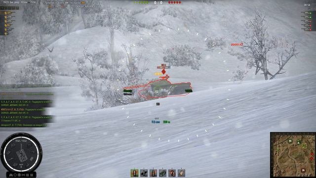 Зимний мод для улучшения настроения в World of Tanks.