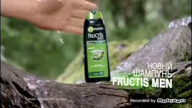 garnier fructis men ежедневный заряд против перхоти против выпадения шампунь для мужчин 2011 реклам
