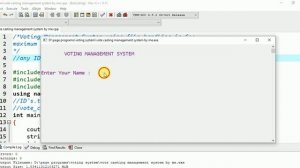 Voting management system in C++ using file handling