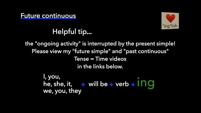 For projection - Future continuous TENSE = TIME (No Audio) смотреть онлайн