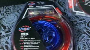 Бюджетный комплект проводов для двухканального усилителя