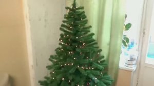 Обзор, сборка и установка искусственной ёлки Morozco модель М0318 Московская. К 2018 году. 03022018.