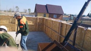 Монолитные стены из арболита