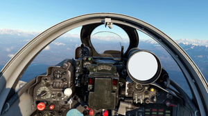 Бой на МиГ-21С (Р-13-300) в VR шлеме в War Thunder.