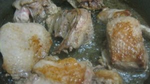 Тушеная утка кусочками