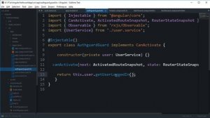 Angular 4 Tutorial 20: canActivate Guard