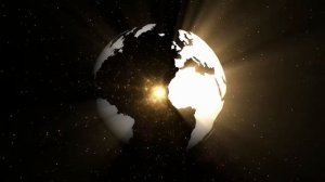 Футаж HD. Фон земля на звездном небе