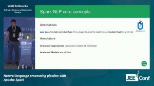 Natural language processing pipeline with Apache Spark (Vitalii Kotliarenko, Ukraine) [RU]