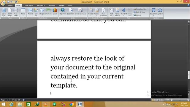 Use of Cover Page in Word Document || How to use Cover Page, Bland Page and Page Break || Sahib Kha