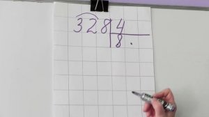 3 класс. Математика. Письменное деление трёхзначного числа на однозначное вида 328 : 4