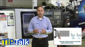 ISCAR TIP TALK - How to Eliminate Burr Size Created at the End of a Cutting Operation