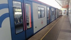 Отправление электропоезда 81-765.2 Со станции Кунцевская