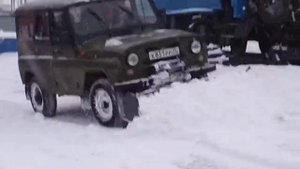 Чистить снег УАЗ