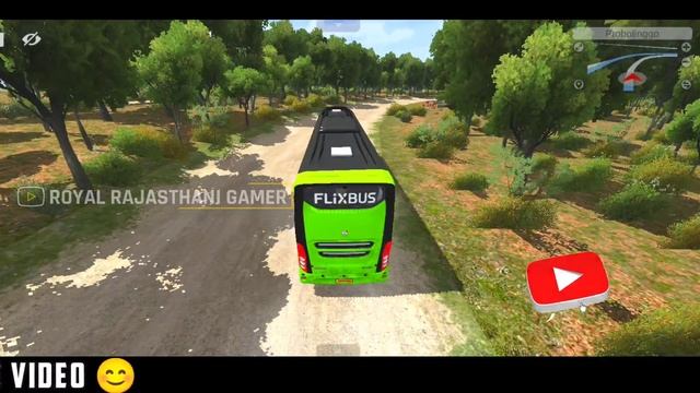 download FLiXBUS Livery For Volvo 9600 Bi-Axle Bus Mod | Bussid V4.1.1 | Royal Rajasthani Gamer