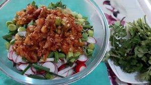 Салат "Лёгкое по корейски "/бюджетное блюдо просто и вкусно