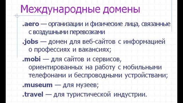 Адресация в Интернет