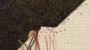 Организация вышивки ч.2/Готовый органайзер для ниток/Пример вышивки парковкой многоцветки ГолденКай