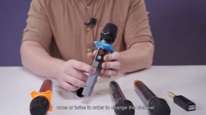 Bietrun Wireless Microphone, UHF Metal Dual Handheld Dynamic Mic with Rechargeable Receiver