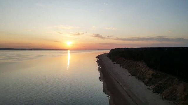 релакс видео о природе Волги и сосновых лесов Старого Белого Яра