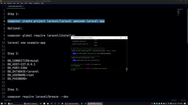 How to Install Laravel 10 on Windows