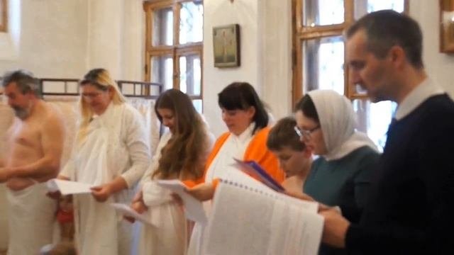 Православное крещение немецкой семьи в Москве на немецком языке - Orthodoxe Taufe Von Deutschen