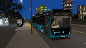 На новеньком НефАЗе по Москве : НефАЗ 5299-40-52 в OMSI2