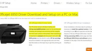 HP Officejet 6950 printer setup | Unbox HP Officejet 6950 printer | Wi-Fi setup