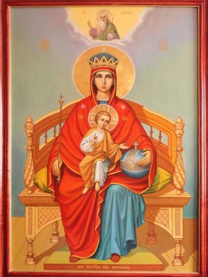 канон Пресвятой Богородице  перед иконой ДЕРЖАВНАЯ.