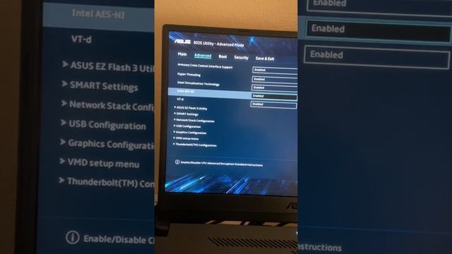 BIOS Asus TUF Gaming Dash F15