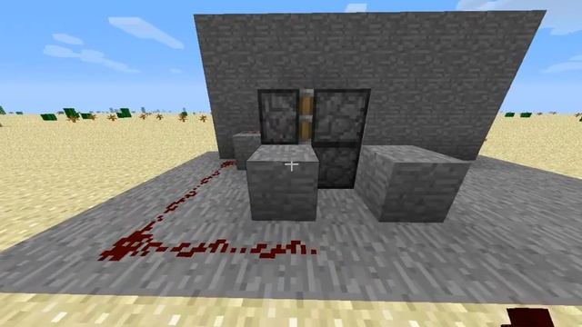 Как сделать потайную дверь в minecraft. смотреть онлайн
