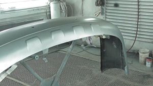 Покраска бампера.Растворитель и его количество в ЛКМ  ч1