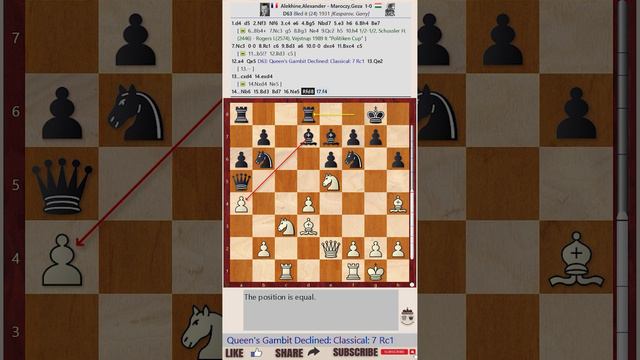 Game 143 || Alekhine vs Maroczy, 1931  || GARY KASPAROV on My Great Predecessors - Part I