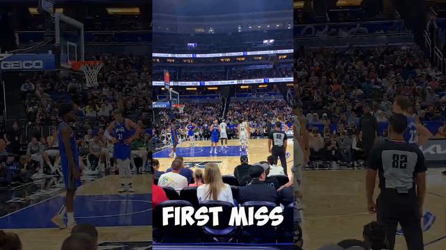 Jonathan Isaac blocks & fouls Giannis Antetokounmpo, resulting in two missed free throws! 🏀🔄 #nba