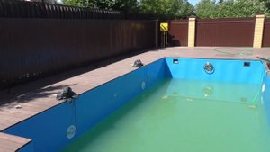 Строительство бассейна из полипропилена 8*4*1,5 м. Завершающий этап