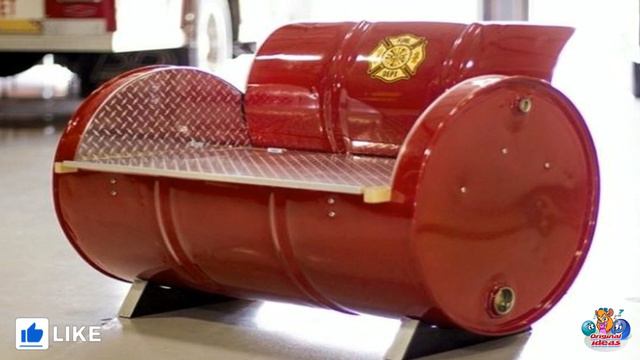 Original Furniture From Metal Barrels   Recycled Metal Drum Projects