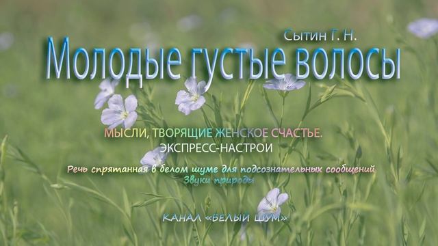 Молодые густые волосы. Экспресс-настрой Сытина Г.Н. смотреть онлайн
