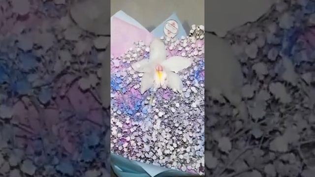 БУКЕТ С ГИПСОФИЛОЙ РАЗНОЦВЕТНОЙ ДОСТАВКА ЦВЕТОВ ДНЕПР