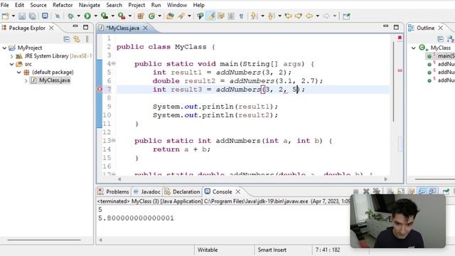 Method Overloading In Java Tutorial #93