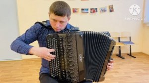 Й.Штраус «Персидский марш» в переложении для готового баяна. Исполняет Иван Адыбаев.