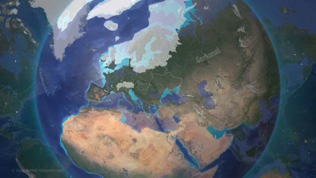 Geography of Ice Age in Europe and Gravettian (Last Glacial Maximum) смотреть онлайн