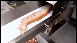 Конвейерный слайсер для нарезки мяса и рыбы VG-120