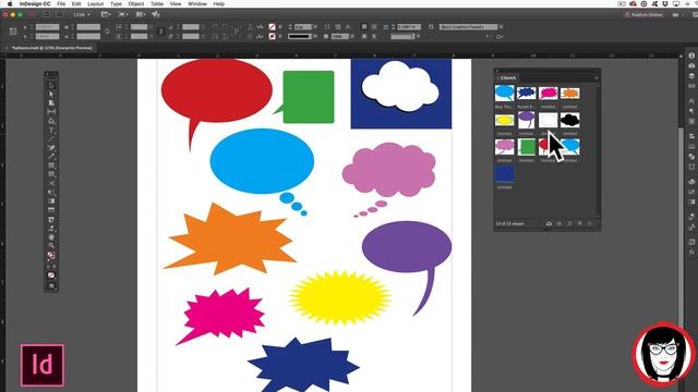 How to create and use art libraries in InDesign! смотреть онлайн
