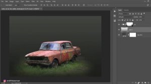 Photo Manipulation Photoshop - Simple Dramatic Background Editing