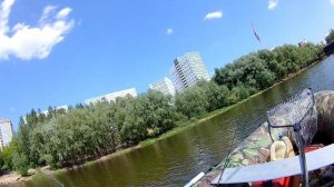 Обзор рыбных мест 20.06.2022 год №25 р. Иртыш г. Омск Рыбалка спиннингом, троллинг в затоне СРЗ