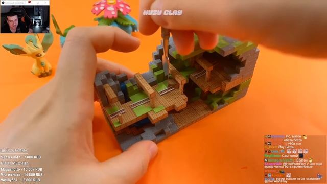 МАЙНКРАФТ ПЕЩЕРА ИЗ ГЛИНЫ // РЕАКЦИЯ HELLYEAHPLAY смотреть онлайн